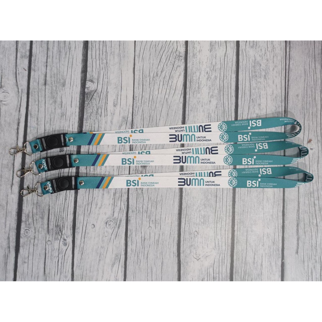 

Pancawarna - Cetak Lanyard BSI BUMN HIJAU | custom logo | print lanyard - gantungan hp - holder - yoyo logo