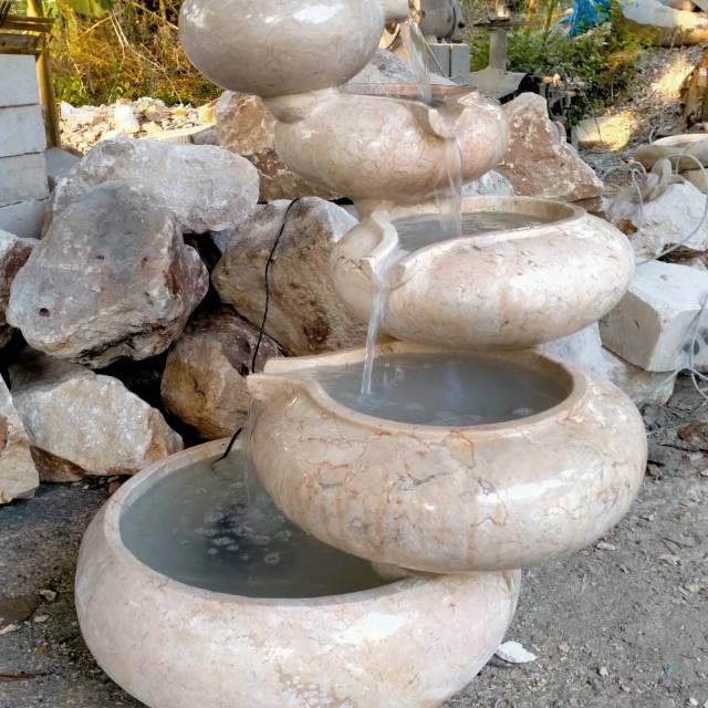 Air mancur 5 gentong marmer Tulungagung