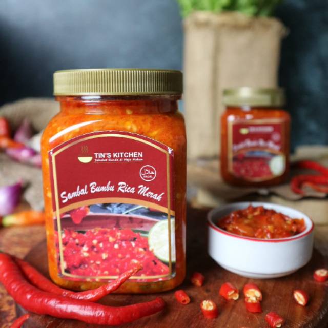 

Bumbu Sambal Rica Merah Tin's Kitchen