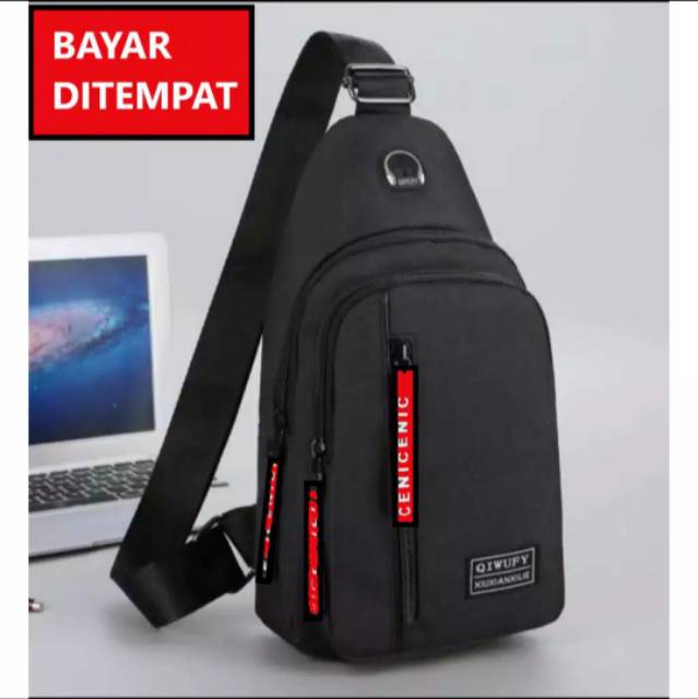 Tas Selempang Pria/Sling bag pria/Tas Selempang Wanita/Waitsbag Pria Quikvy