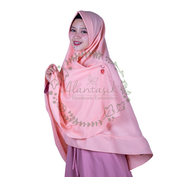 Alantasik - khimar syari jumbo arabian crepe/ jilbab instan R.16