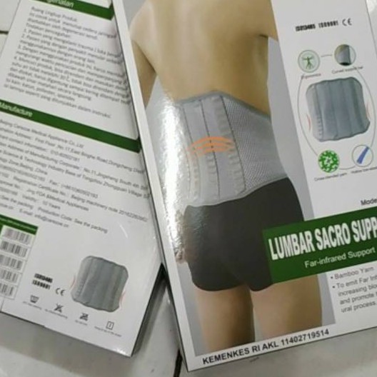 A1 Lumbar Support Infrared Original Korset Penyangga Tulang Belakang Lansia Sabuk Lumbal Untuk Pinggang Dan punggung anti Nyeri