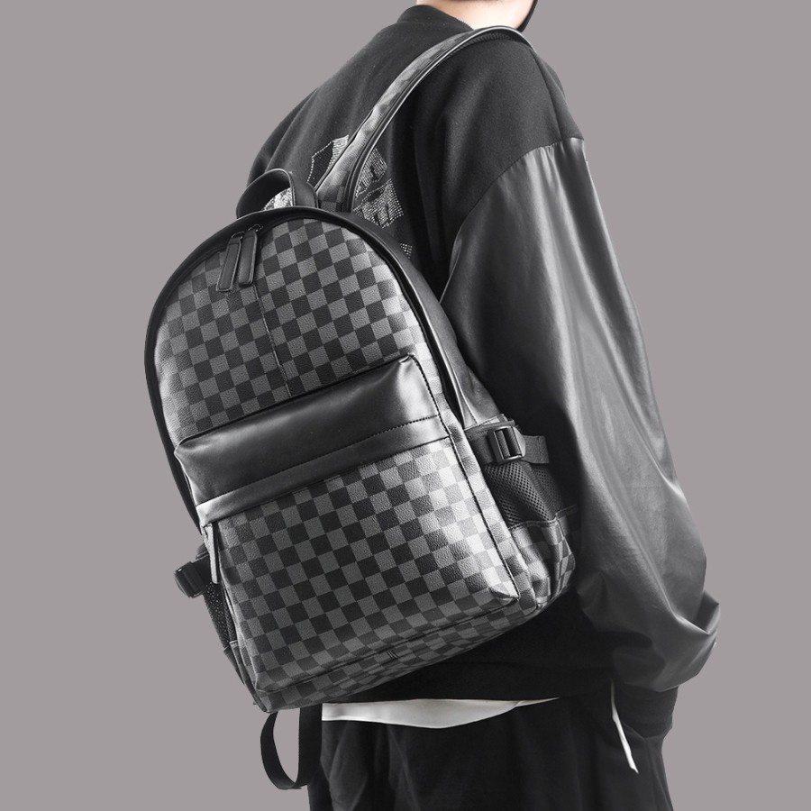 Tas Ransel Kulit Pria Tas Backpack Pria Tas Kulit Pria Tycoon Monogram