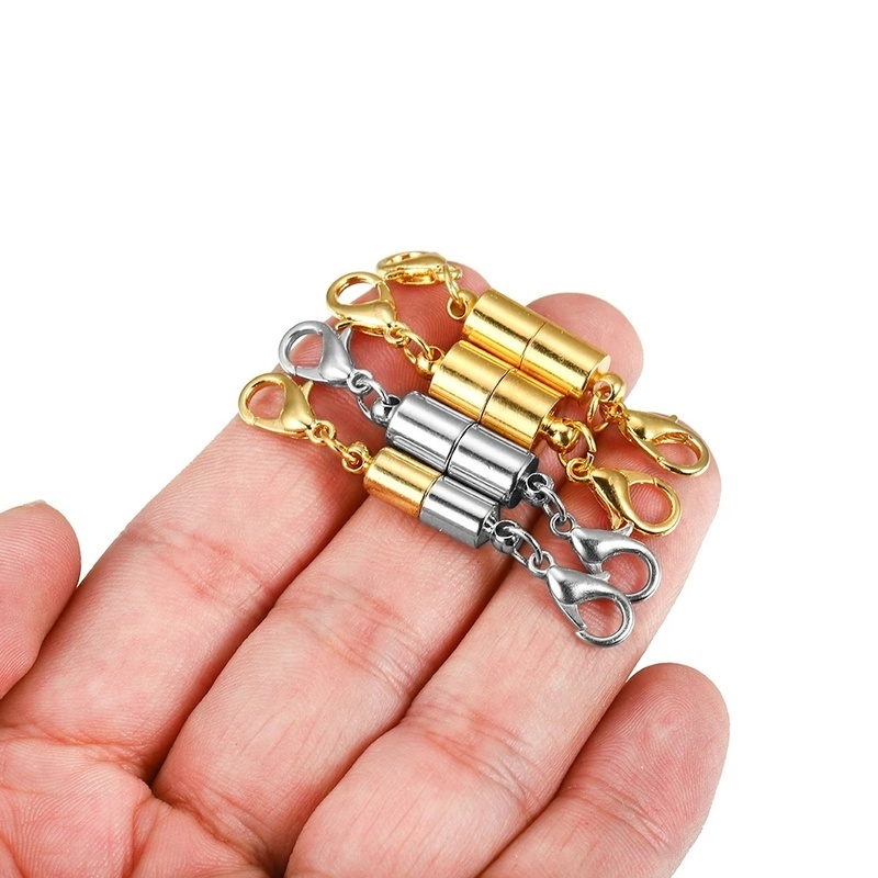 5 Pcs Konektor Gesper Magnetik Lobster Universal Untuk Membuat Perhiasan Gelang Kalung