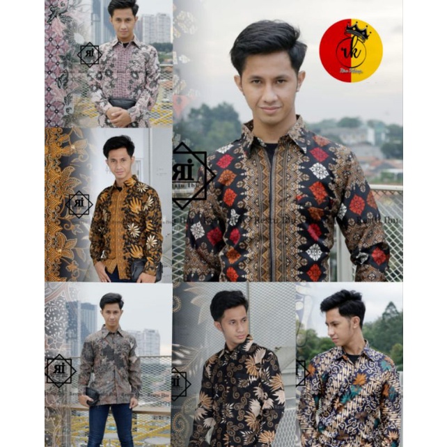 Seragaman Batik Pria Lengan Panjang Terlaris Batik Pria Premium Seragam Nikahan Batik premium