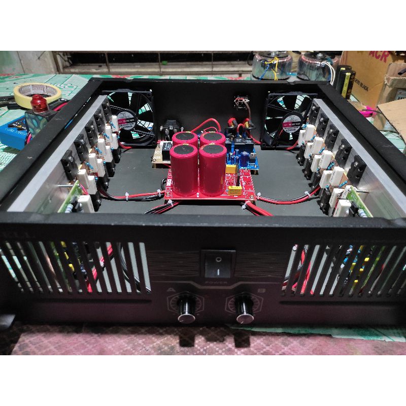 Power rakitan spek 10A ct 32-55v tanpa trafo