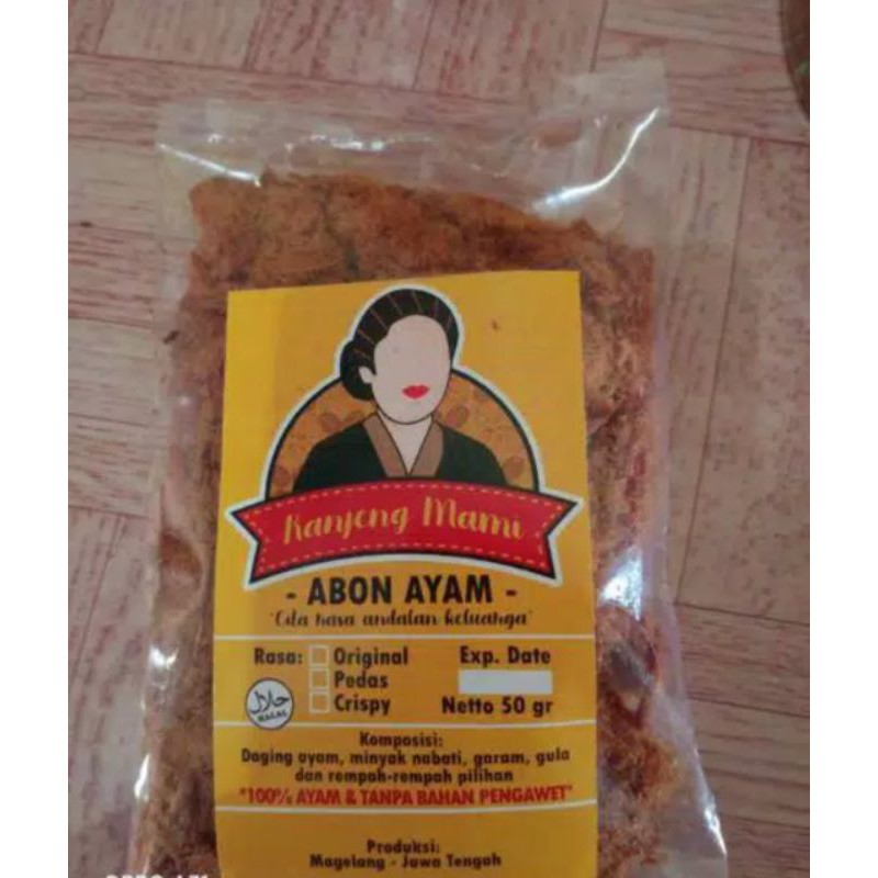 

ABON AYAM "KANJENG MAMI" 100% Ayam