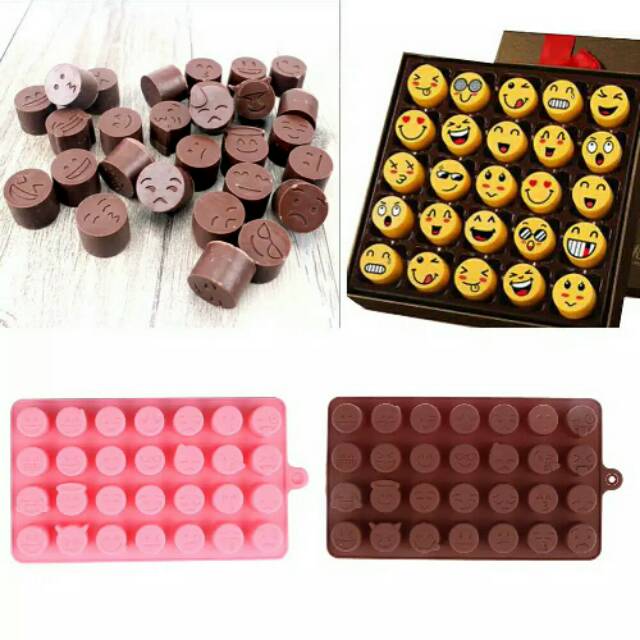 cetakan emoji silikon mold cutter fondant embosser Rolling modelling alas adonan paket dekorasi kue