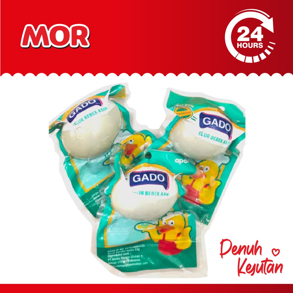 

GADO Telur Bebek Asin 35 gr
