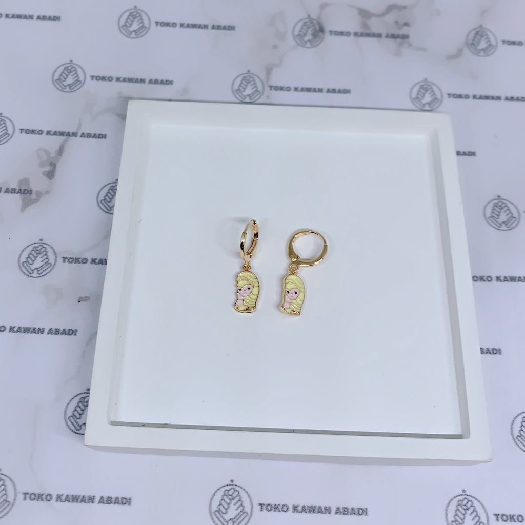 Xuping Gold Anting Anak Perempuan Anti Karat Model Jurai Cherry *13