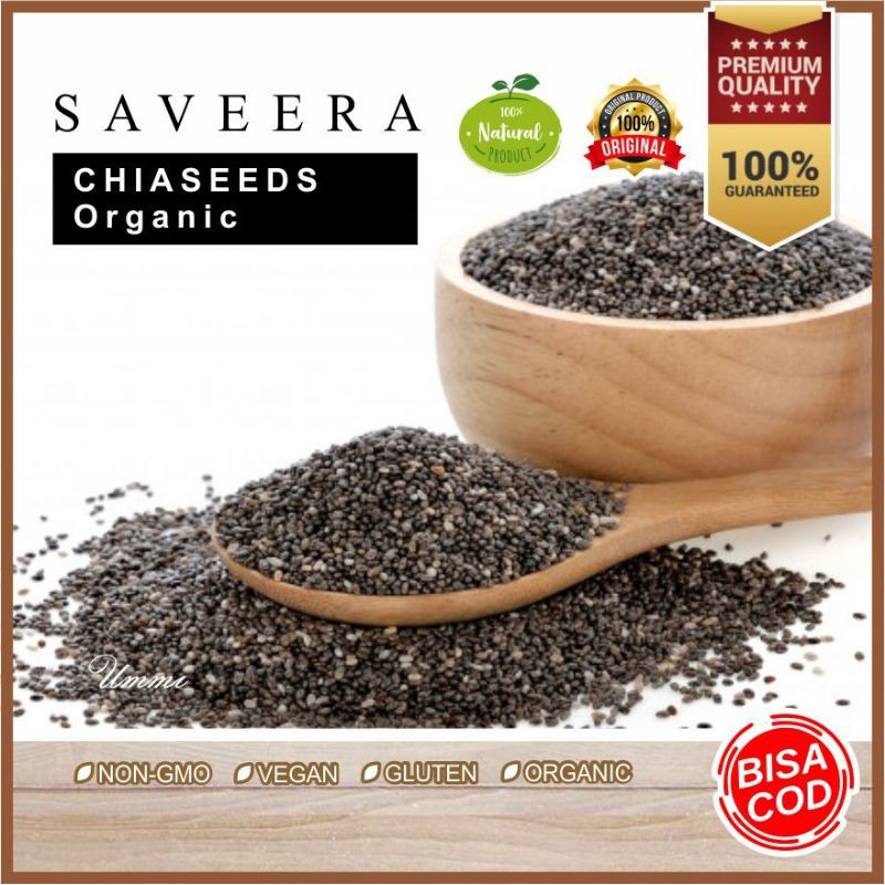 

CHIASEEDS MEXICO ORINAL [ BLACK CHIA SEED / CHIASEEDS ] , 100% ASLI ORGANIC KUALITAS PREMIUM
