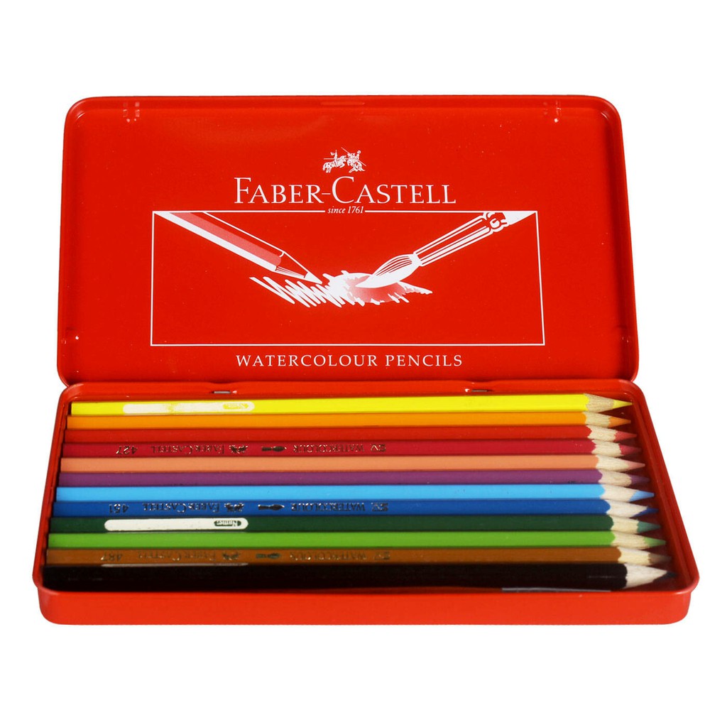 Faber Castell Watercolour Set 12/24/36 Tin Case