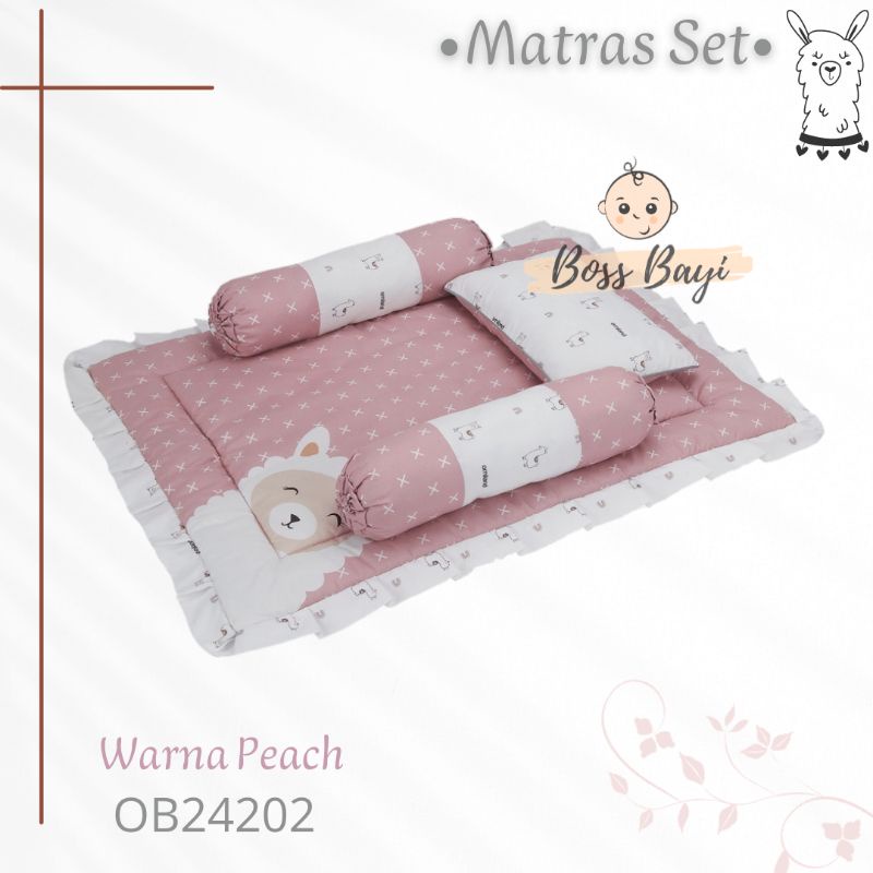 OMILAND - Matras Set / Alas Tidur Bayi Bantal Guling Set Alpaca Series