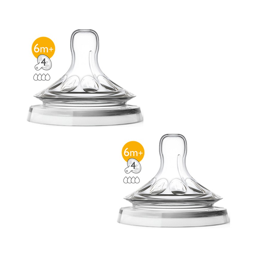 Avent Teatnat Med Flow 6M+2PC SCF654/23 / Nipple Dot