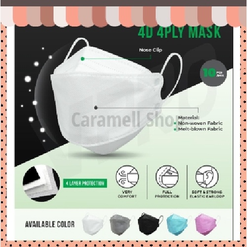 Masker Evo Vpro 4Ply 4D Premium Korea [Isi 10pc]