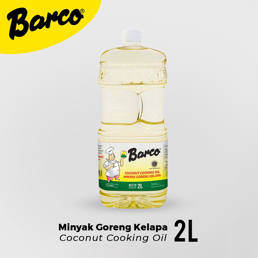 barco 2 liter minyak kelapa botol