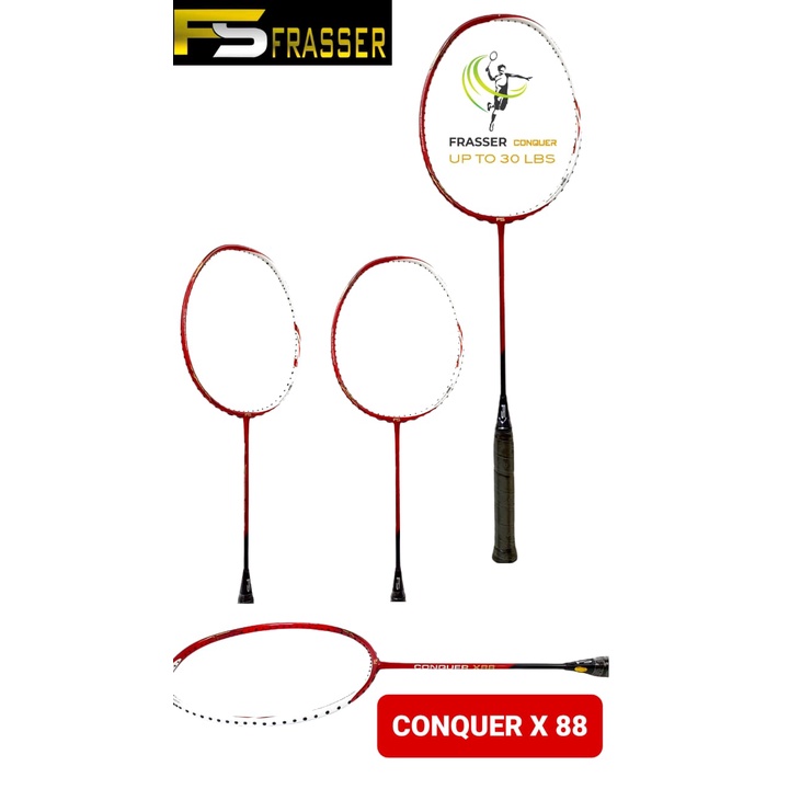 Raket Batminton Bulutangkis Frasser Conquer X 88 SNR