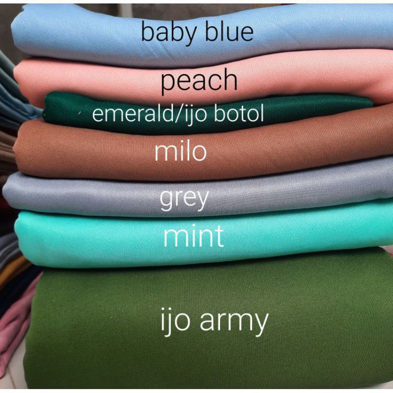 PASHMINA INSTAN BAHAN KAOS  ADEM ELASTIS panjang dan lebar.-Pilihan warna