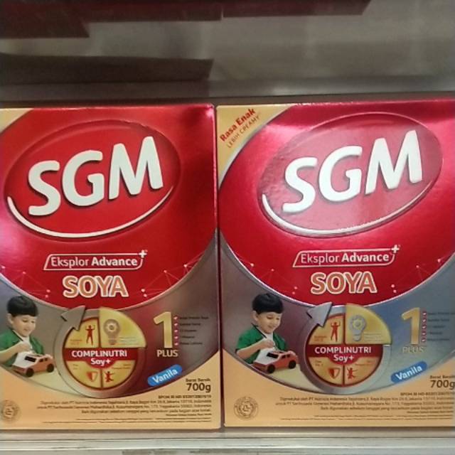 

Sgm soya untuk Usia 1 tahun ke atas isi 700 gram Rada vanila