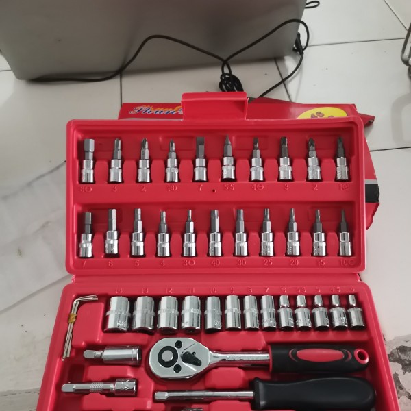 Kunci Sok / Kunci Shock SET 46PCS Lengkap Murah Praktis