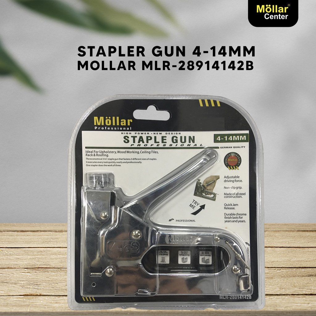 

Staples Gun tembak Tacker Mollar 3 in 1 / Staple Jok Tembak Hekter 3 Way / Gun Tacker Staples Setaples Steples Stapler Tembak Mollar