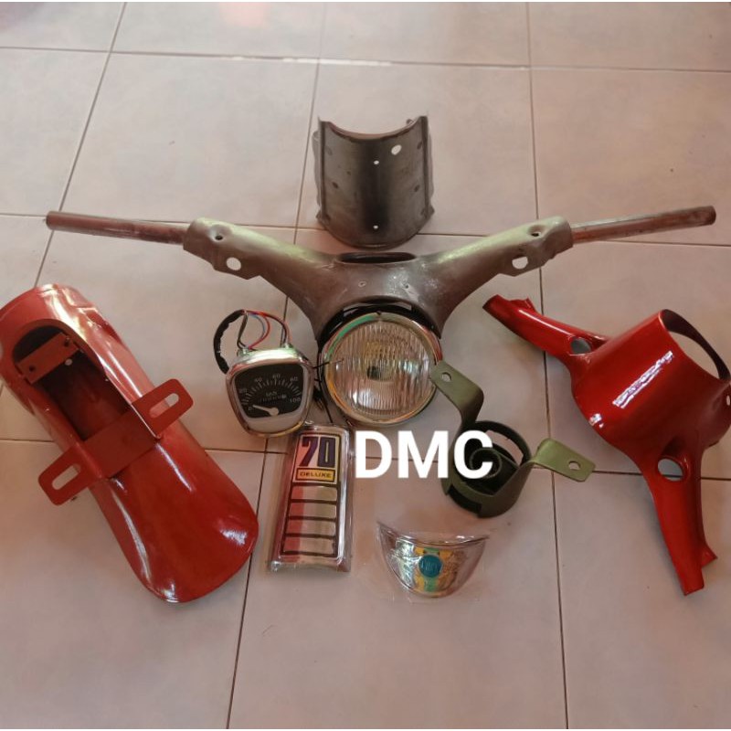 paket kepala Honda c70 plus selebor belakang c70