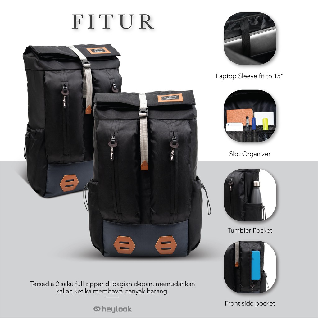 [BISA COD] RANSEL PRIA BACKPACK OUTDOOR PRIA TAS PUNGGUNG TAS LAPTOP DISTRO SEKOLAH KULIAH KERJA