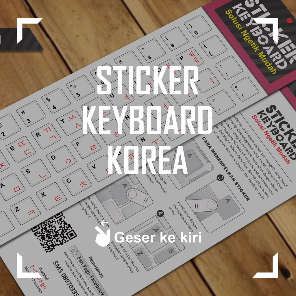 

STIKER KEYBOAR KOREA STICKER KOREAN