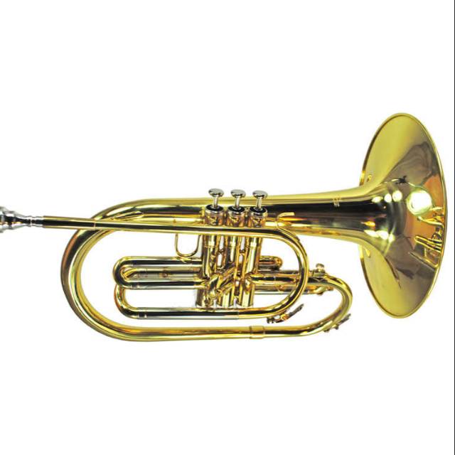 Trombone Flugel Marching Band ostrava Gold Original import