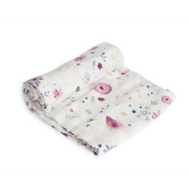 Muslin Swaddle 70% Bamboo 30% Cotton - Fairy Garden