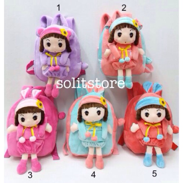 Tas Anak Ransel Boneka Pretty Girl Size M