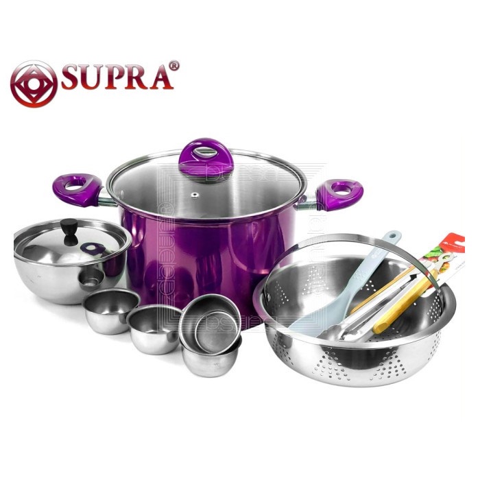 SUPRA Cooker Steamer 26 cm | Steamer Set Gratis Capitan - Color Series