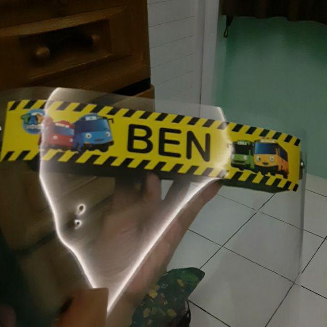 Face Shield Anak Custom Karakter