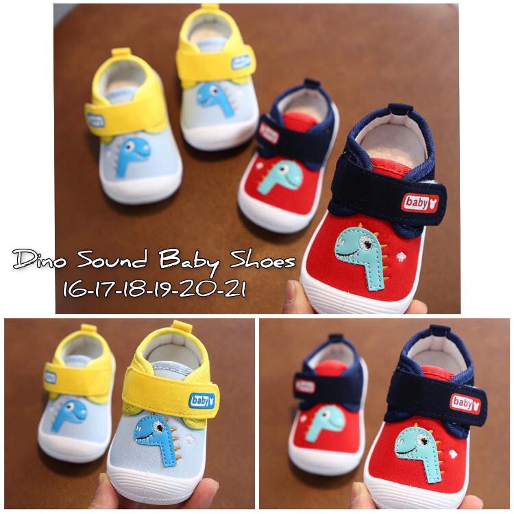 Dino Sound Baby Shoes