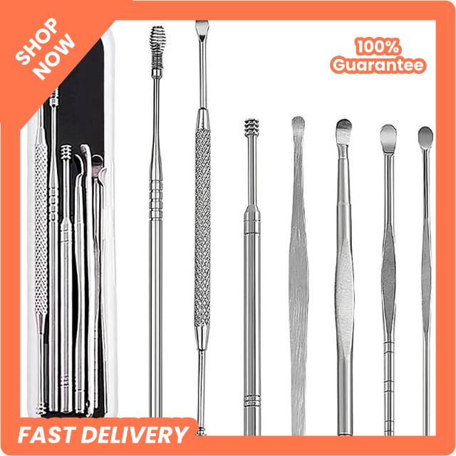 Biutte.co JC7 Pembersih Telinga Korek Kuping Ear Wax Picker 7 PCS