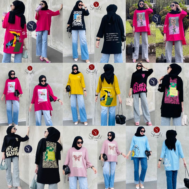 Atasan oversize sturdy original / baju jumbo wanita