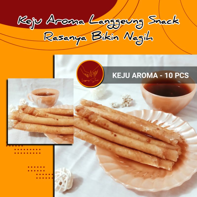 

Keju Aroma Isi 10pcs - Langgeung Snack