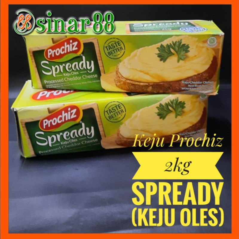 

Keju Prochiz Spreadable 2kg