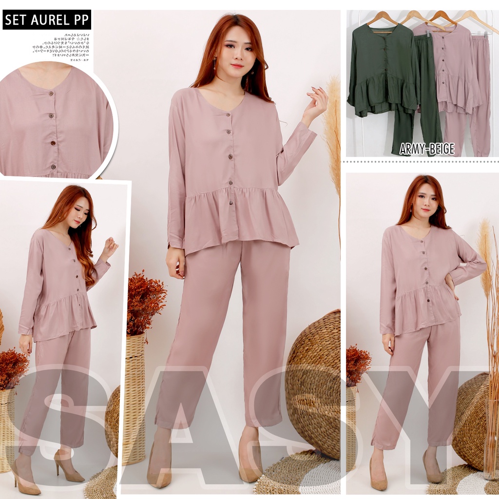 SETELAN WANITA TERBARU / SETELAN WANITA KEKINIAN / SETELAN WANITA LENGAN PANJANG / BAJU ONE SET WANITA  / SET WANITA PREMIUM / SETELAN KOREAN STYLE WANITA / DAILY HOME WEAR ONE SET / PIYAMA RAYON PAJAMAS RAYON SET BAJU WANITA VIRAL