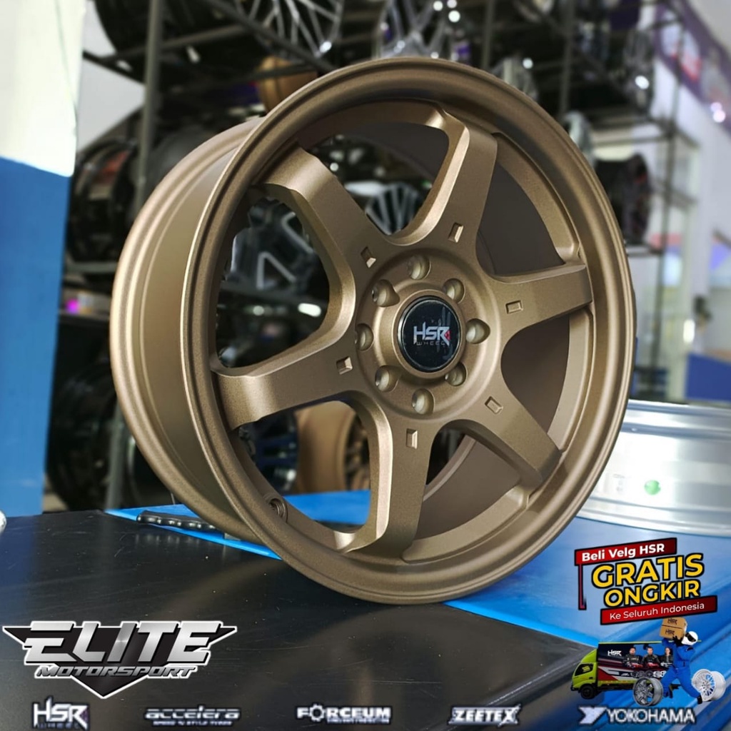 Velg Mobil Yaris Jazz Brio Avanza Model TE37 Ring 16x7 Lubang 4 Velg HSR Tokyo