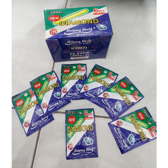 starlet lampu pancing isi 6 / starlight isi 6 ( ecer )