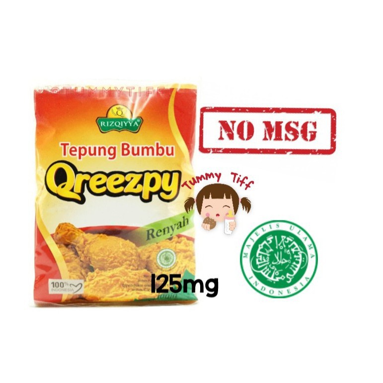 

Blommie TTF Tepung Qreezpy 125gr NO MSG Tepung bumbu serba guna NON MSG TANPA MSG Nafisa Tepung