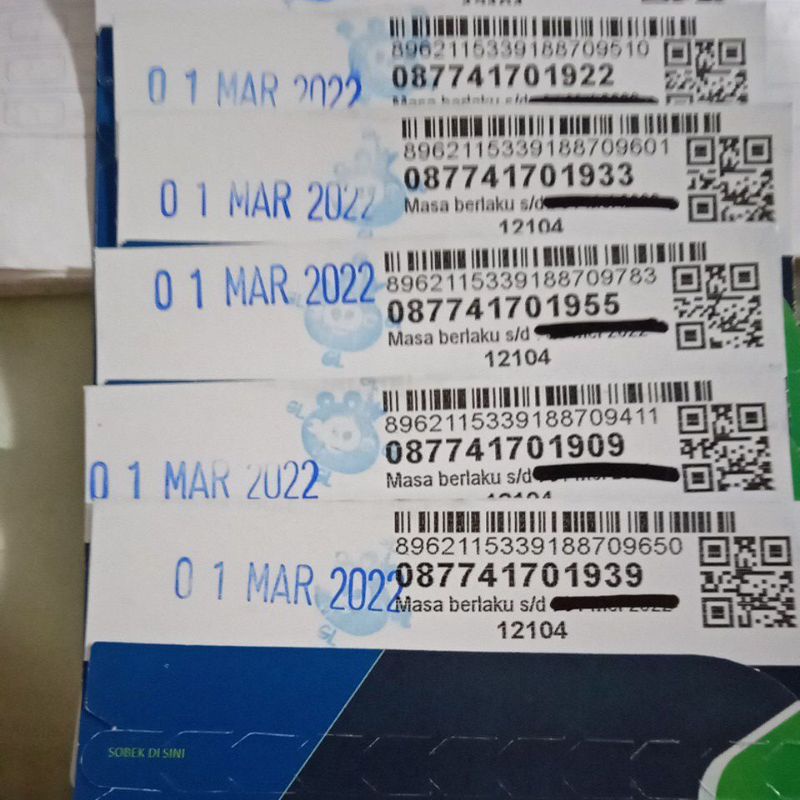 No Cantik XL Seri Tahun