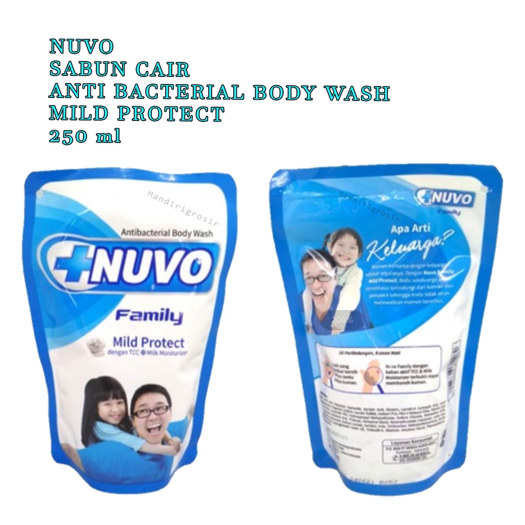 sabun badan * 250ml * nuvo * Family * sabun cair