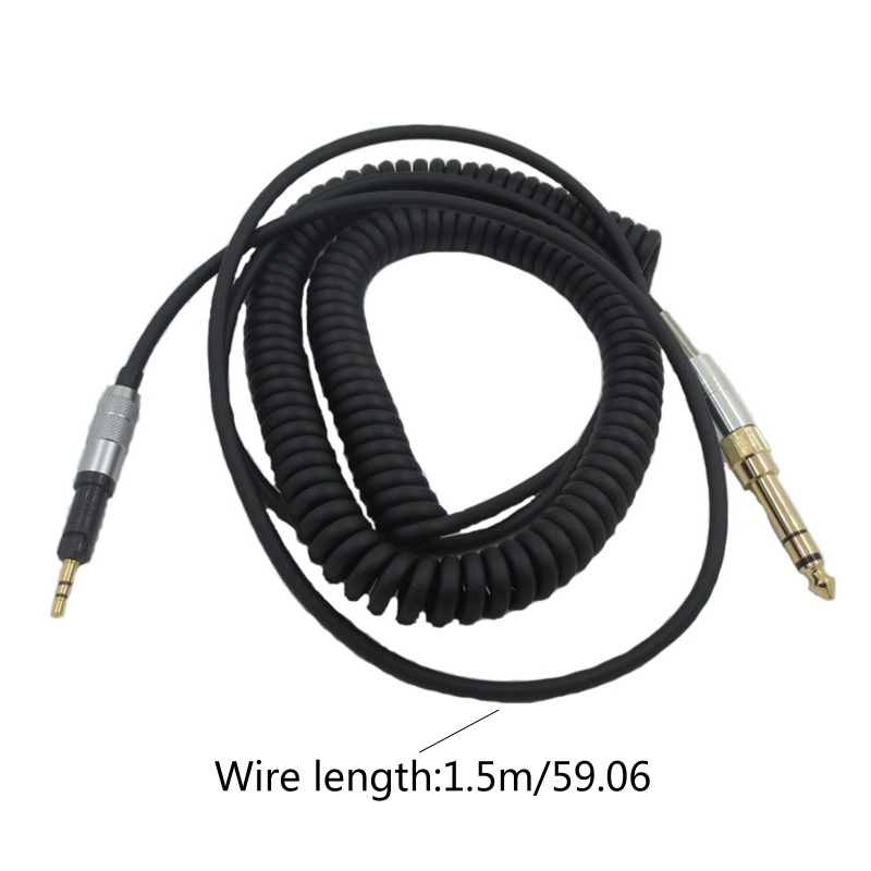 Bt Kabel Ekstensi Adapter Kabel Aux Lilit 6.35mm Pengganti Untuk HD515 HD518 HD558