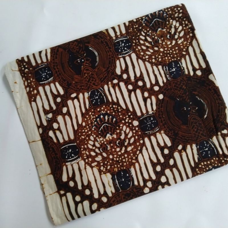 Jual Kain Batik Cap Sogan Jogja Motif Klasik Putri Solo Shopee Indonesia 