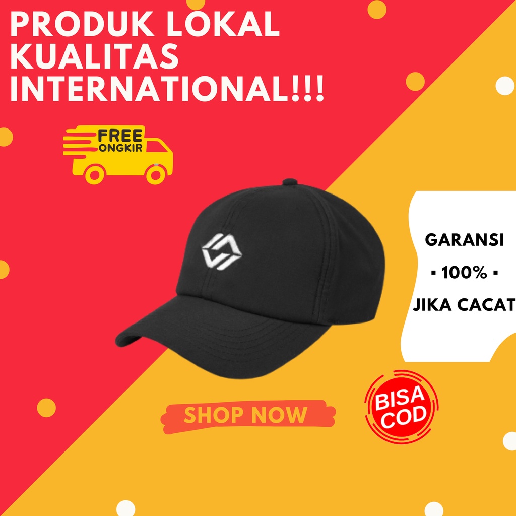 Topi Caps Pria Cowok Baseball Dewasa Distro Branded Casual Bordir Original Keren Murah Terbaru