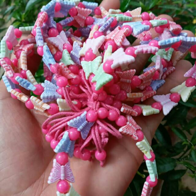 1lusin Gelang Mute Anak Aneka Motif Random