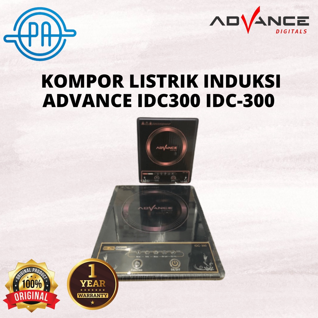 KOMPOR INDUKSI KOMPOR LISTRIK KOMPOR LISTRIK INDUKSI ADVANCE IDC300 IDC-300 IDC 300 LOW WATT