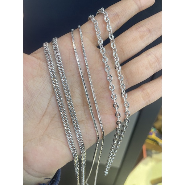 Kalung 5 gram emas putih kadar 375% & 420%